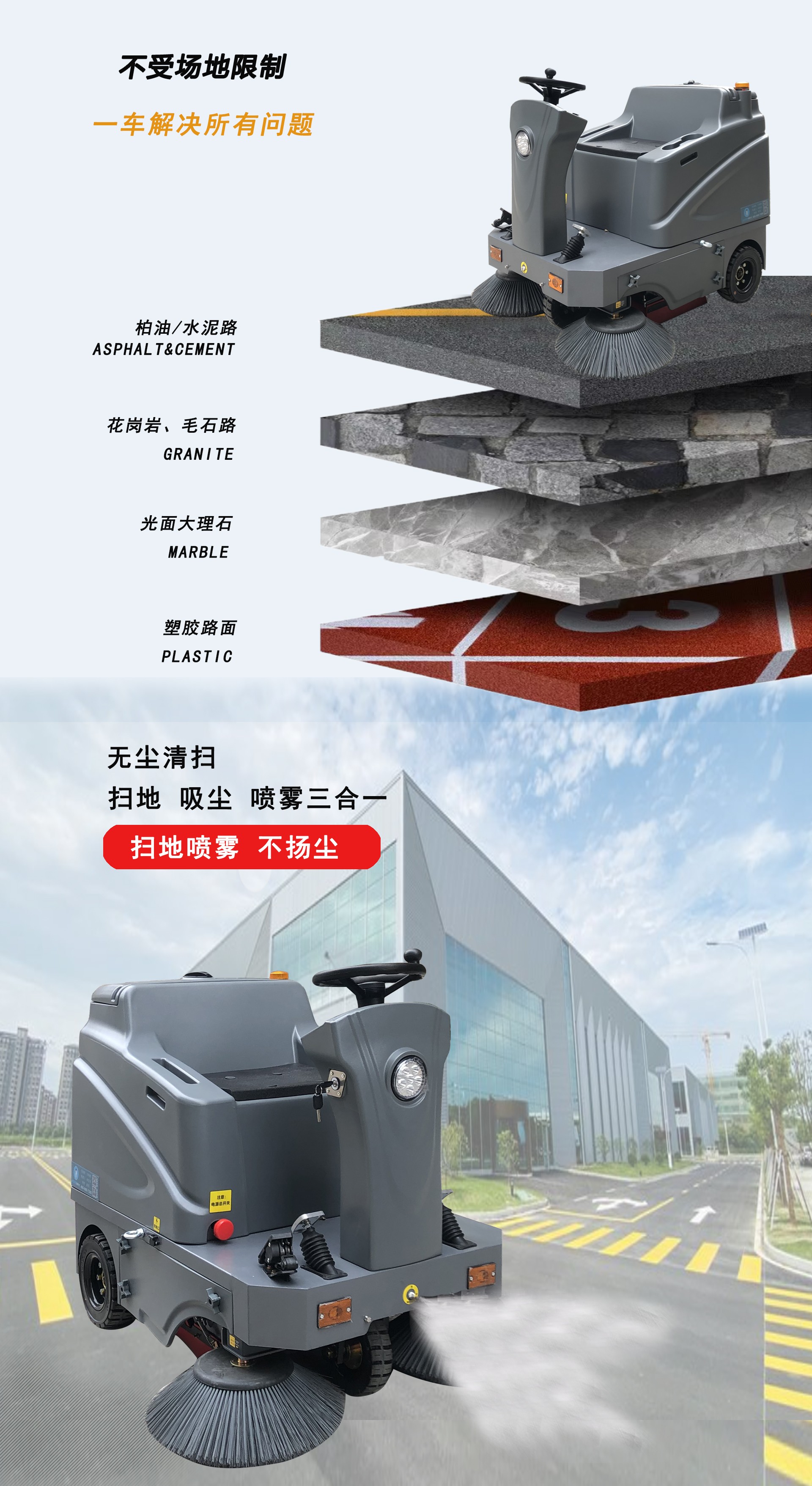 深圳駕駛式掃地(dì)車(chē),工(gōng)廠(chǎng)駕駛式掃地(dì)車(chē)