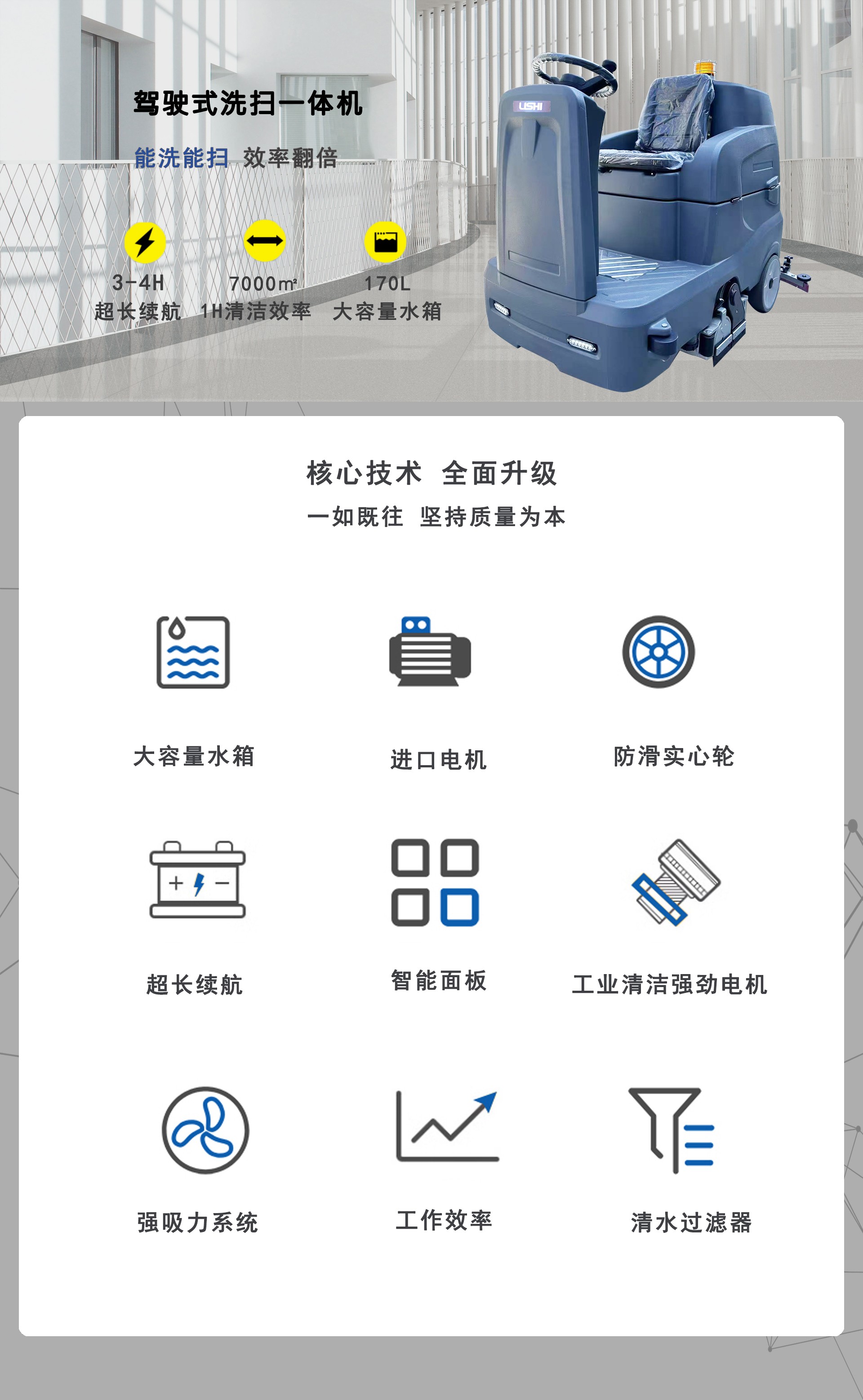 工(gōng)業(yè)駕駛洗掃一(yī)體(tǐ)機(jī),工(gōng)廠(chǎng)駕駛式洗掃一(yī)體(tǐ)機(jī)